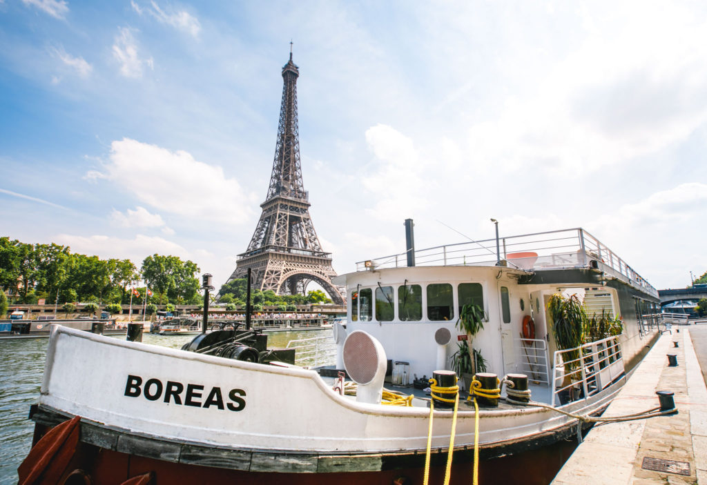 péniche le Boreas à Paris